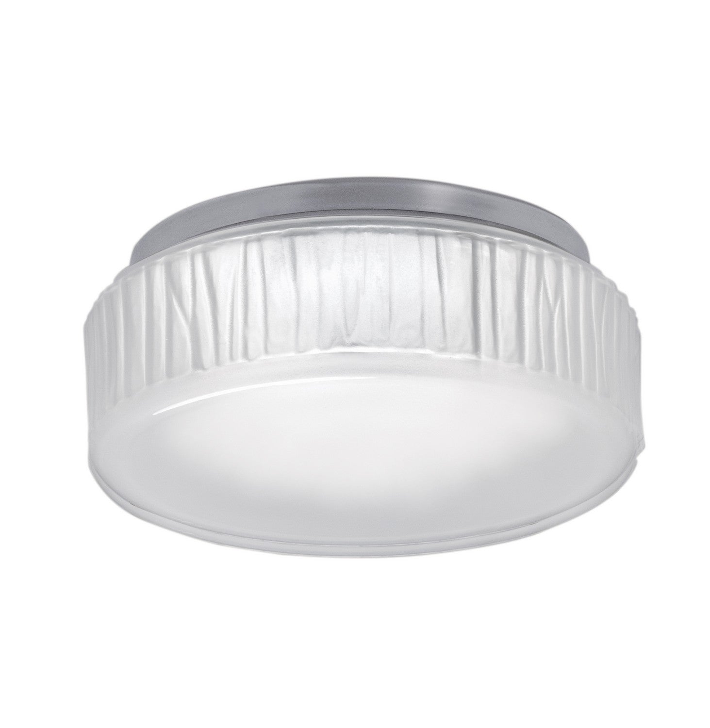 Norwell Lighting - 5377-PN-FR - LED Flush Mount - Bark - Polished Nickel