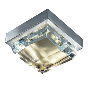 Norwell Lighting - 5379-BNSB-CL - LED Flush Mount - Crystal Mini - Brushed Nickel/Satin Brass