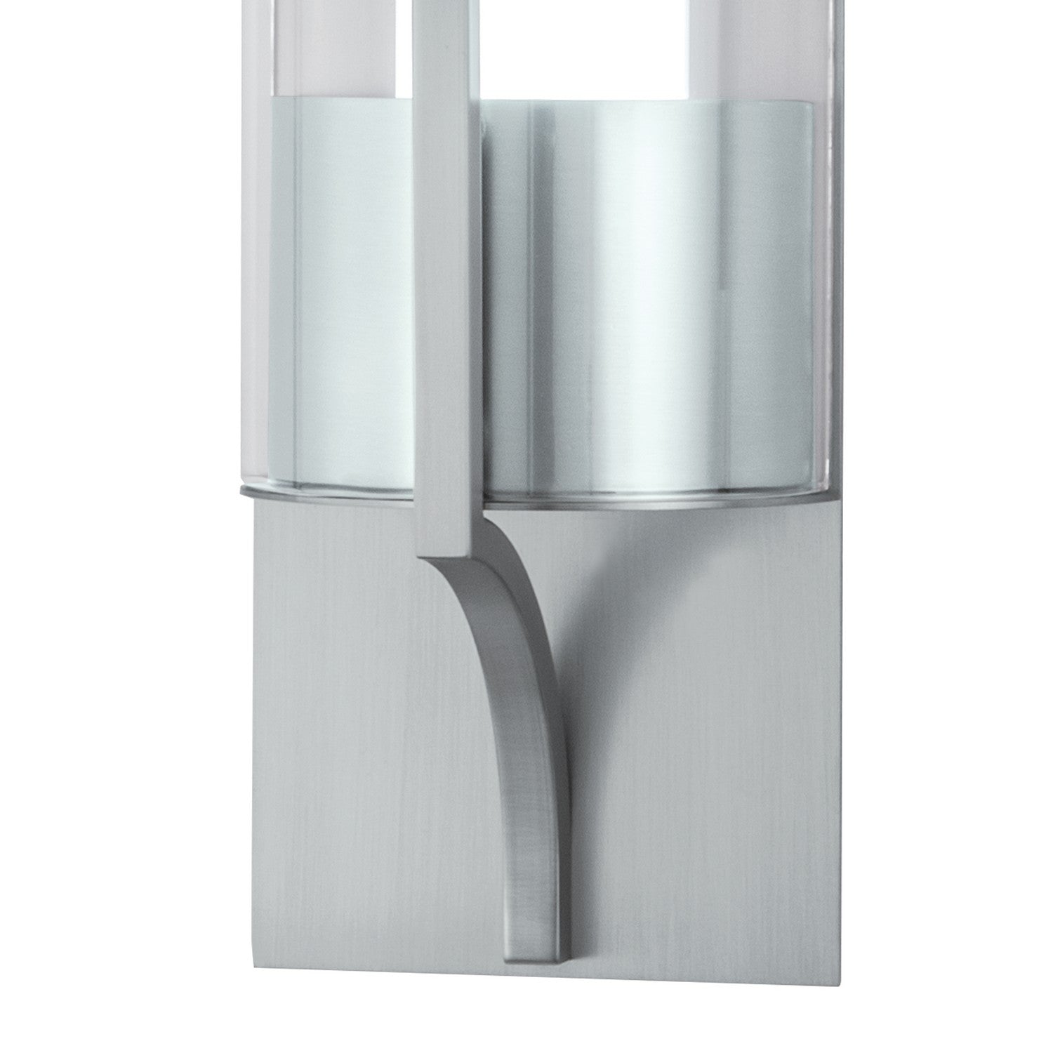 Norwell Lighting - 8144-BN-CL - LED Wall Sconce - Slope - Brushed Nickel