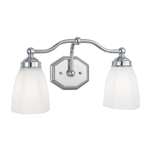 Norwell Lighting - 8319-CH-HXO - Two Light Wall Sconce - Trevi 2 Light Sconce - Chrome