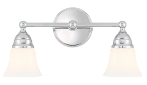 Norwell Lighting - 8582-CH-BSO - Two Light Wall Sconce - Sophie - Chrome