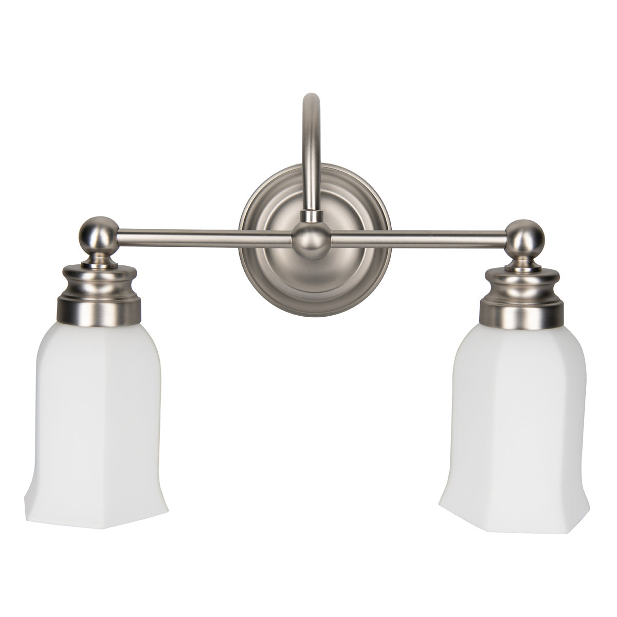 Norwell Lighting - 8912-BN-HXO - Two Light Wall Sconce - Emily 2 Light Sconce - Brush Nickel