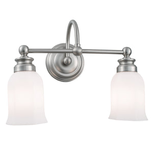 Norwell Lighting - 8912-BN-HXO - Two Light Wall Sconce - Emily 2 Light Sconce - Brush Nickel