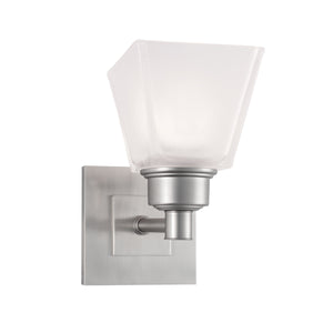 Norwell Lighting - 9635-BN-SQ - One Light Wall Sconce - Matthew - Brushed Nickel