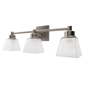 Norwell Lighting - 9637-BN-SQ - Three Light Wall Sconce - Matthew - Brushed Nickel