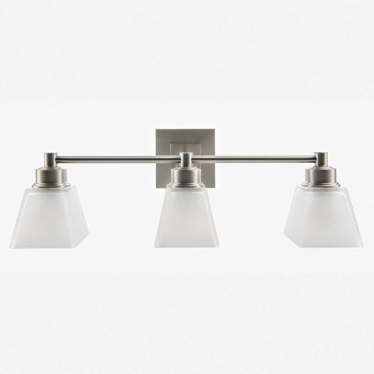 Norwell Lighting - 9637-BN-SQ - Three Light Wall Sconce - Matthew - Brushed Nickel