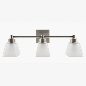 Norwell Lighting - 9637-BN-SQ - Three Light Wall Sconce - Matthew - Brushed Nickel