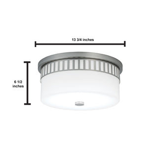 Norwell Lighting - 9653-BN-SO - LED Ceiling Mount - Astor - Brush Nickel