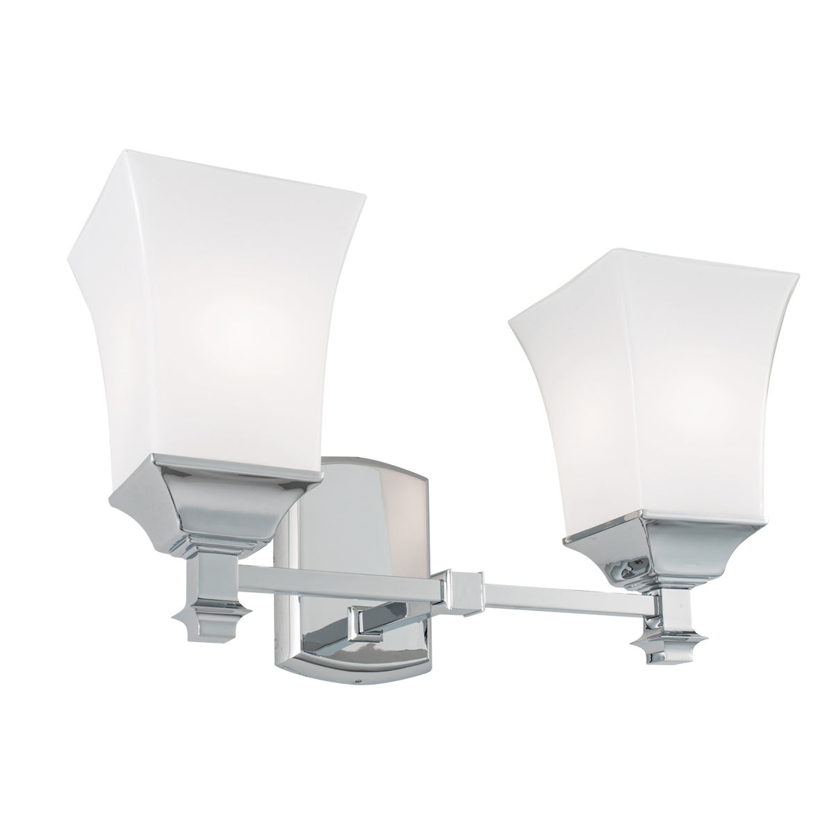 Norwell Lighting - 9712-CH-SO - Two Light Wall Sconce - Sapphire 2 Light Sconce - Chrome