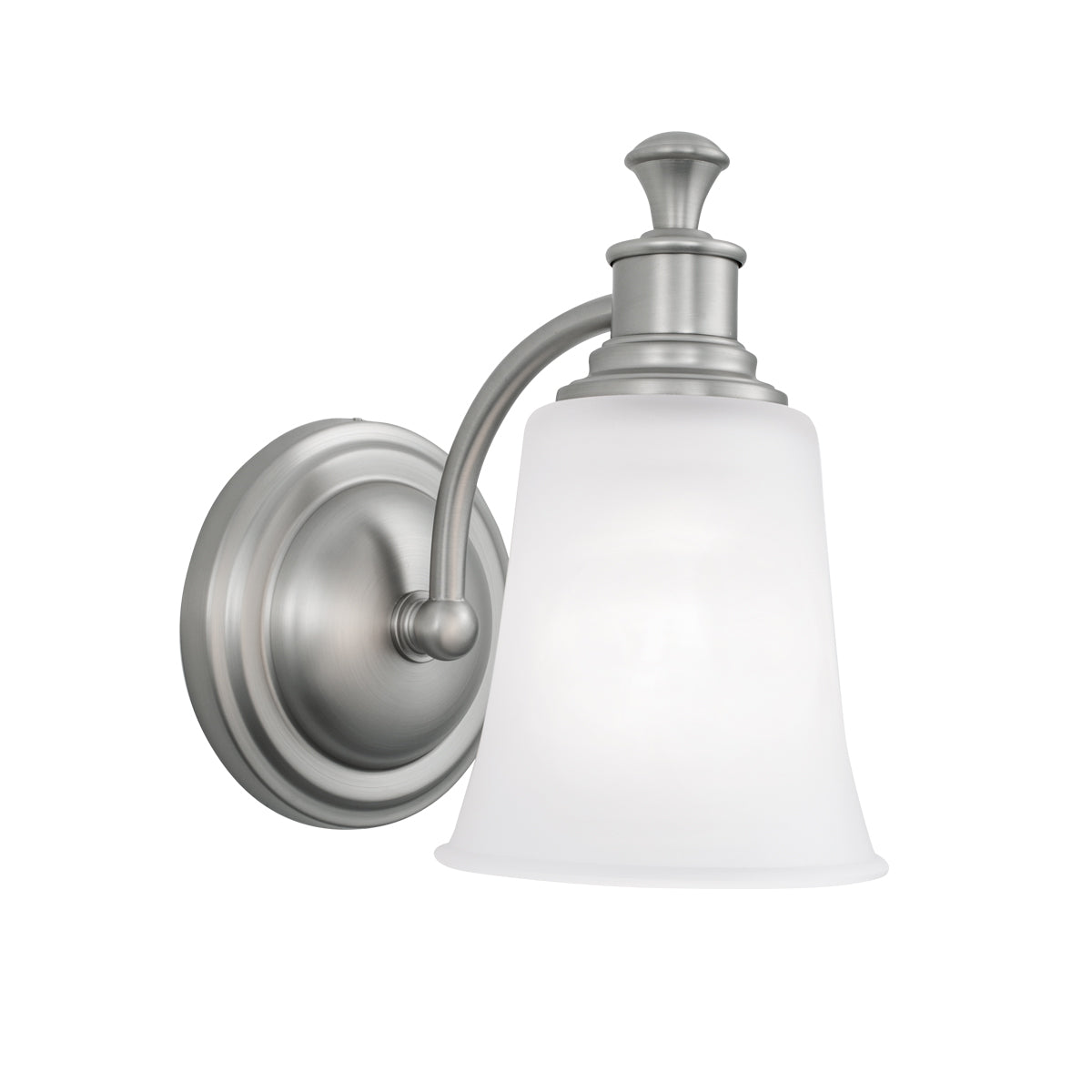 Norwell Lighting - 9721-BN-FR - One Light Wall Sconce - Sienna 1 Light Sconce - Brush Nickel