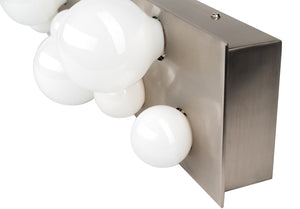 Norwell Lighting - 9745-BN-NG - Nine Light Bath Bar - Hollywood - Brushed Nickel