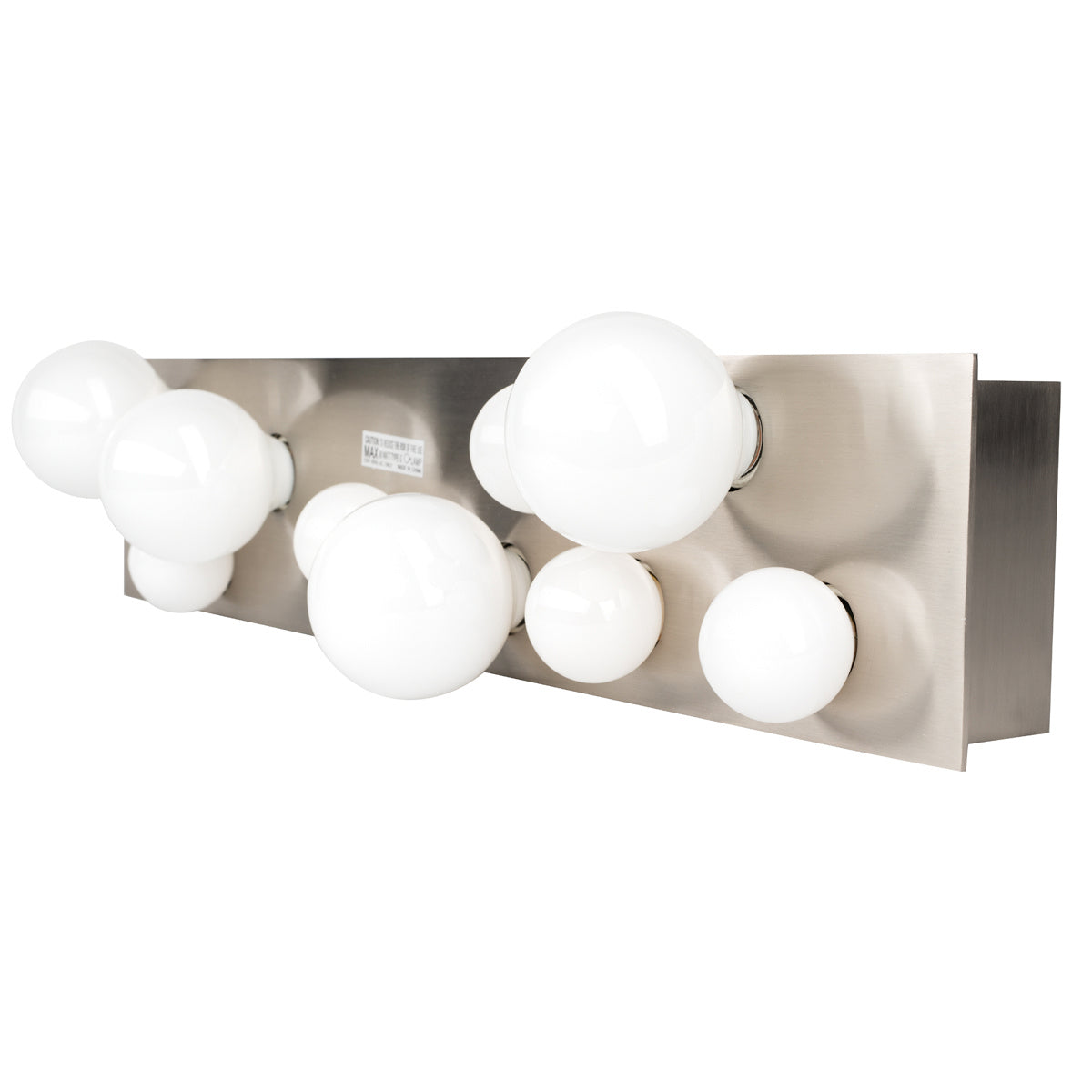 Norwell Lighting - 9745-BN-NG - Nine Light Bath Bar - Hollywood - Brushed Nickel