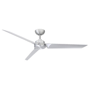 Modern Forms Fans - FR-W1910-62-BA - 62" Ceiling Fan - Roboto - Brushed Aluminum/Titanium
