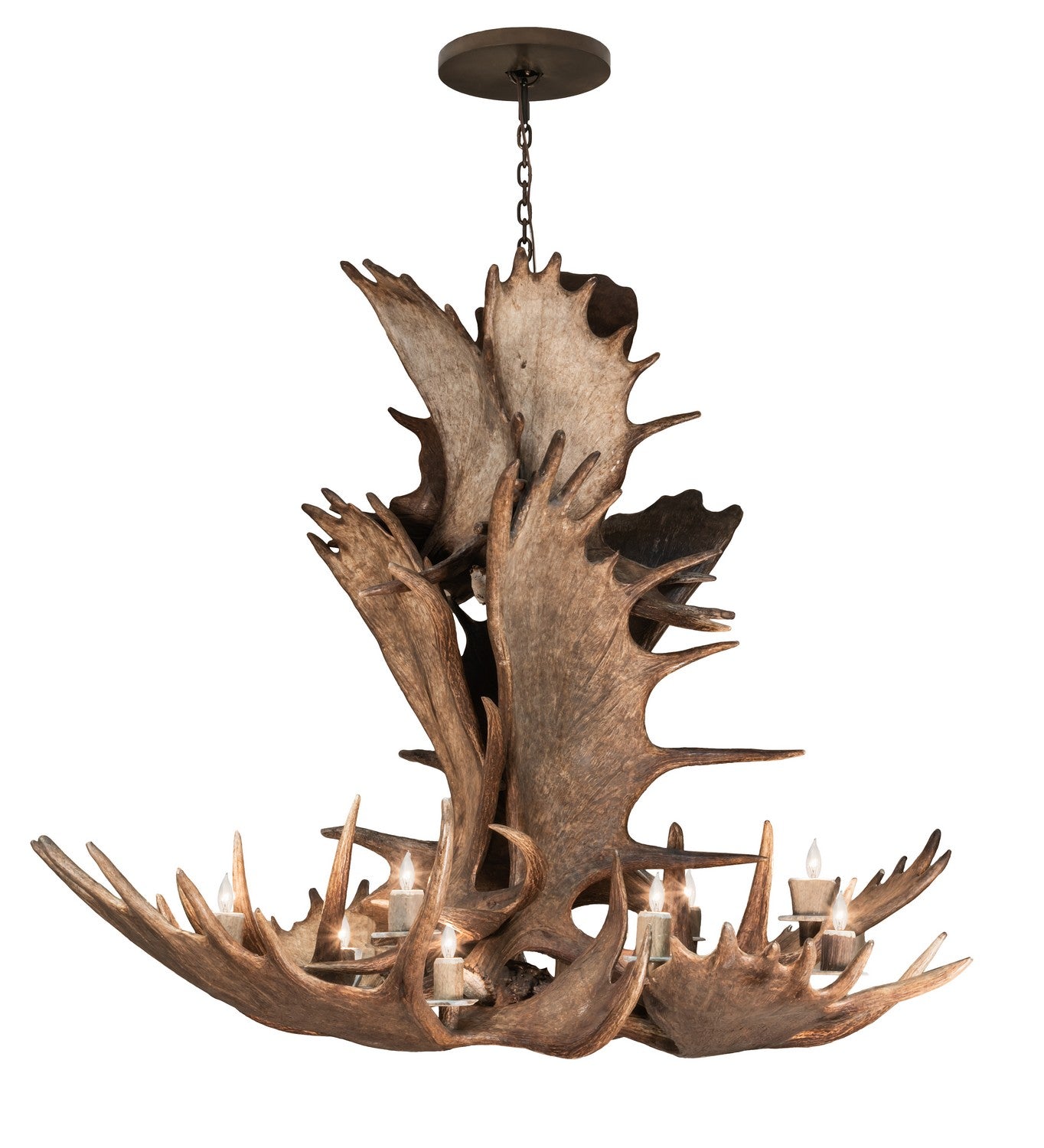 Meyda Tiffany - 212269 - 12 Light Chandelier - Antlers - Mahogany Bronze