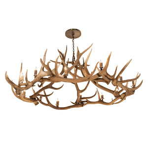 Meyda Tiffany - 212271 - 12 Light Chandelier - Antlers - Antique Copper