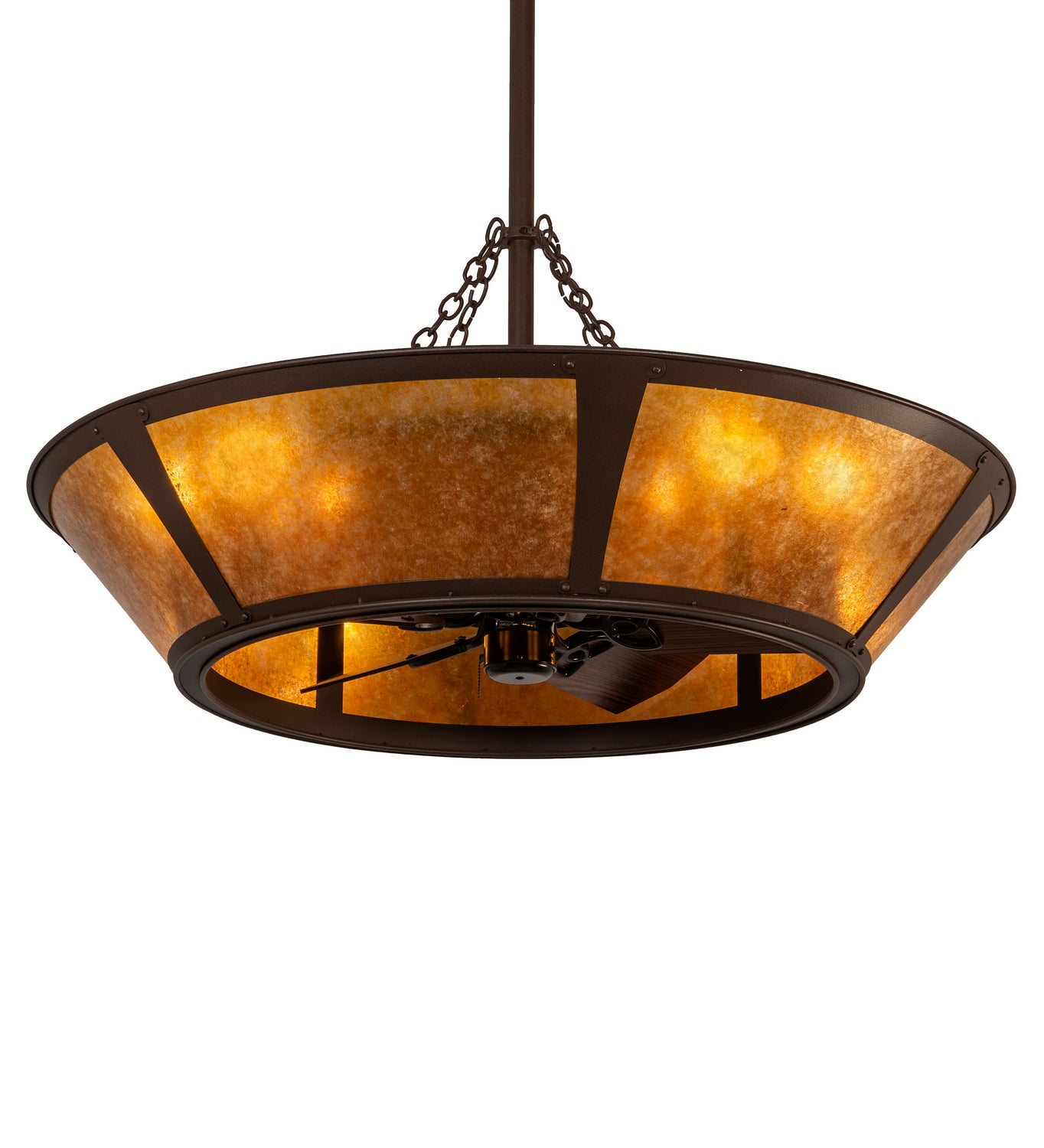 Meyda Tiffany - 213016 - Eight Light Chandel-Air - Sutter - Cafe Noir