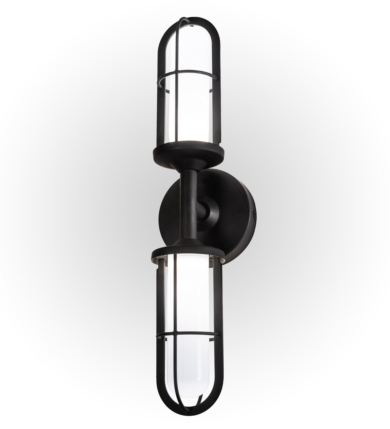 Meyda Tiffany - 213449 - Two Light Wall Sconce - Jaula - Flat Black