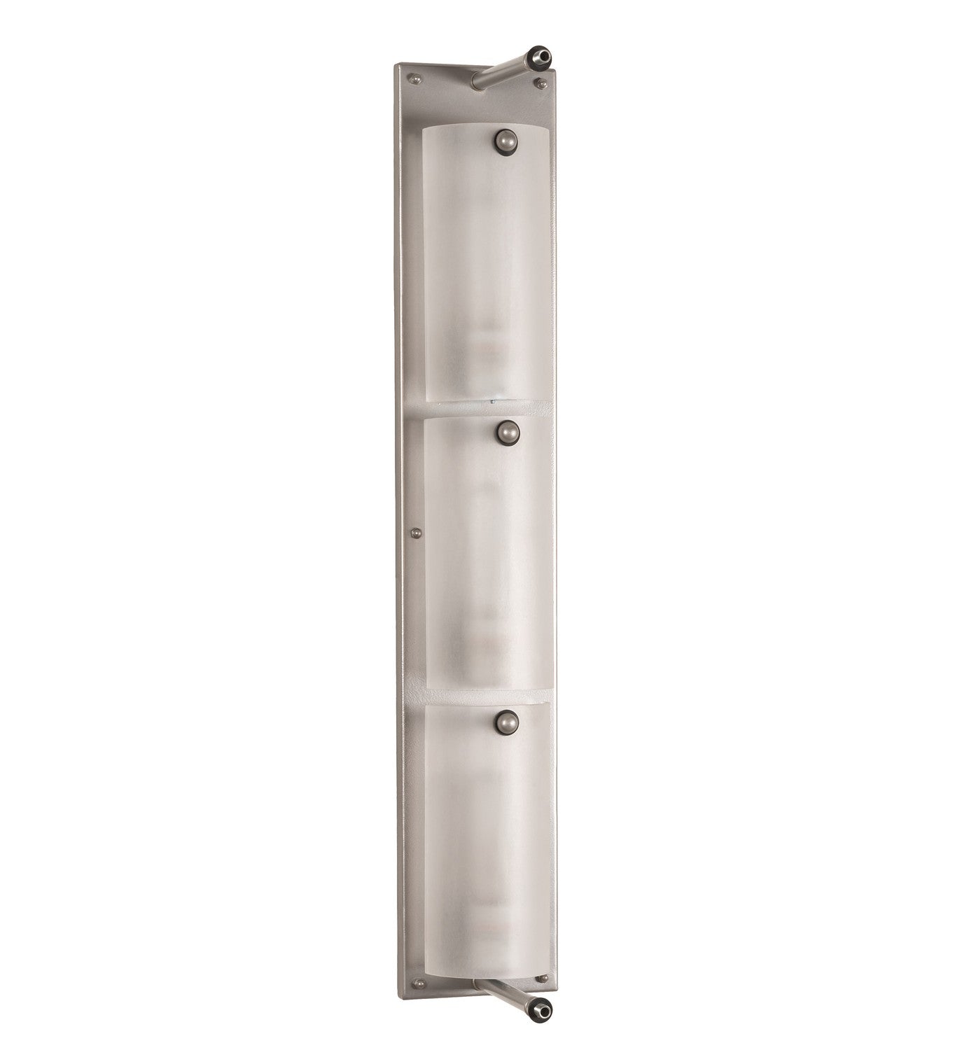 Meyda Tiffany - 215658 - Three Light Wall Sconce - Metro - Nickel