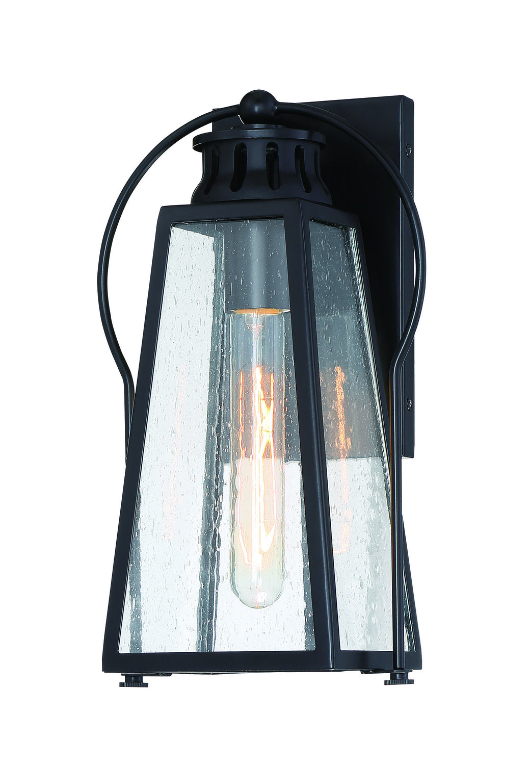 Minka-Lavery - 72701-66A - One Light Outdoor Wall Mount - Halder Bridge - Sand Black