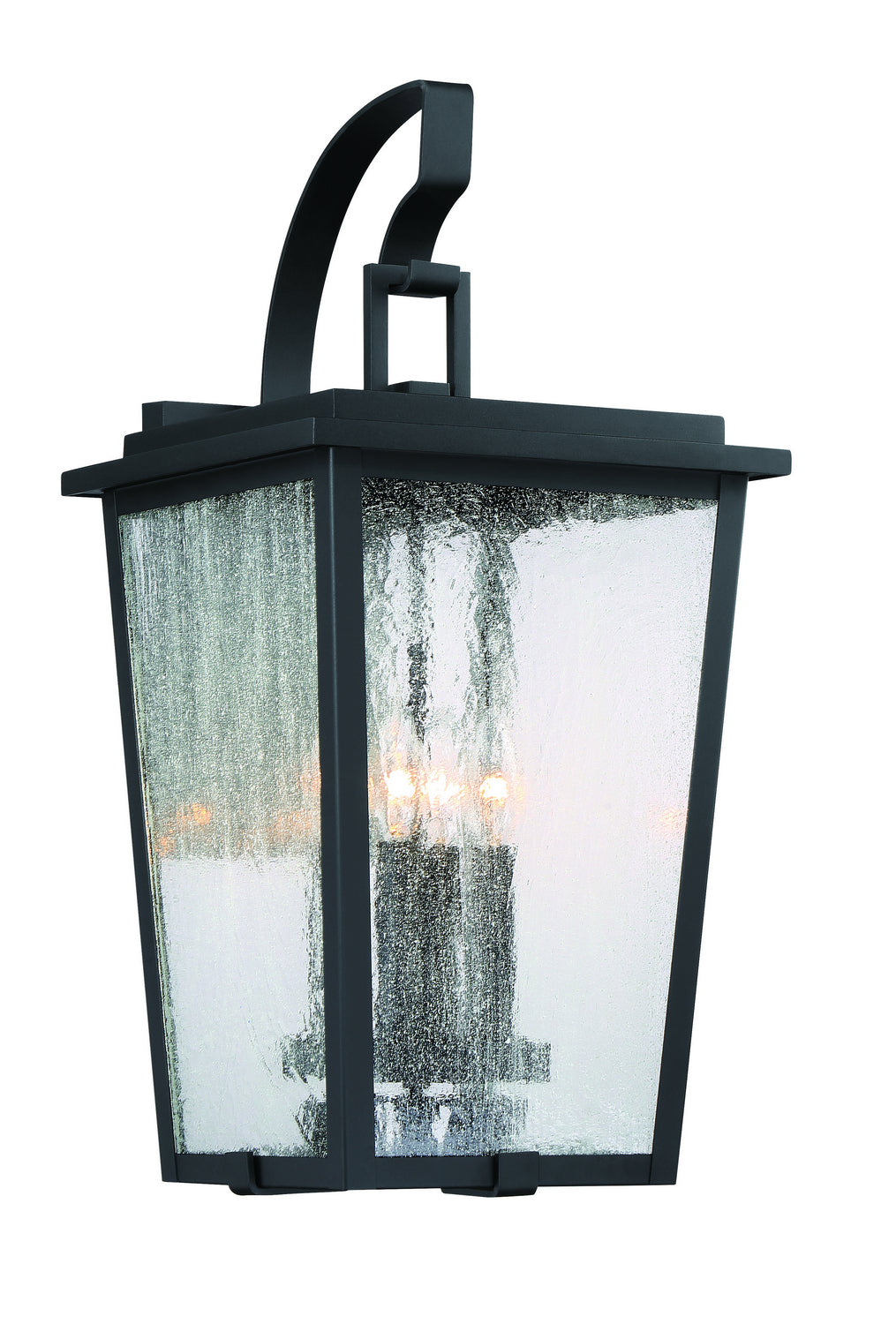 Minka-Lavery - 72753-66G - Four Light Wall Mount - Cantebury - Sand Black, Burnt Gold & Sand Black Candle Sleeves