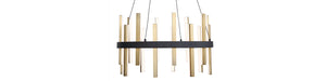 Modern Forms - PD-87924-BK/AB - LED Chandelier - Harmonix - Black & Aged Brass