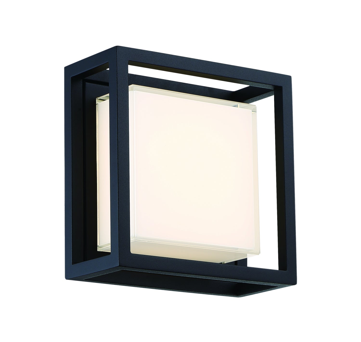 Modern Forms - WS-W73608-BK - LED Outdoor Wall Sconce - Framed - Black