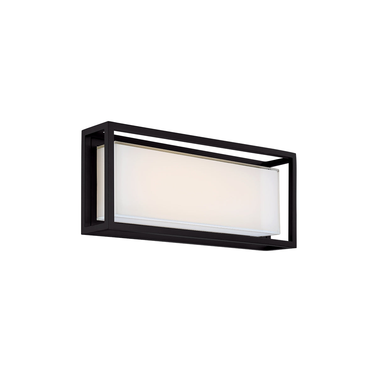 Modern Forms - WS-W73620-BK - LED Outdoor Wall Sconce - Framed - Black