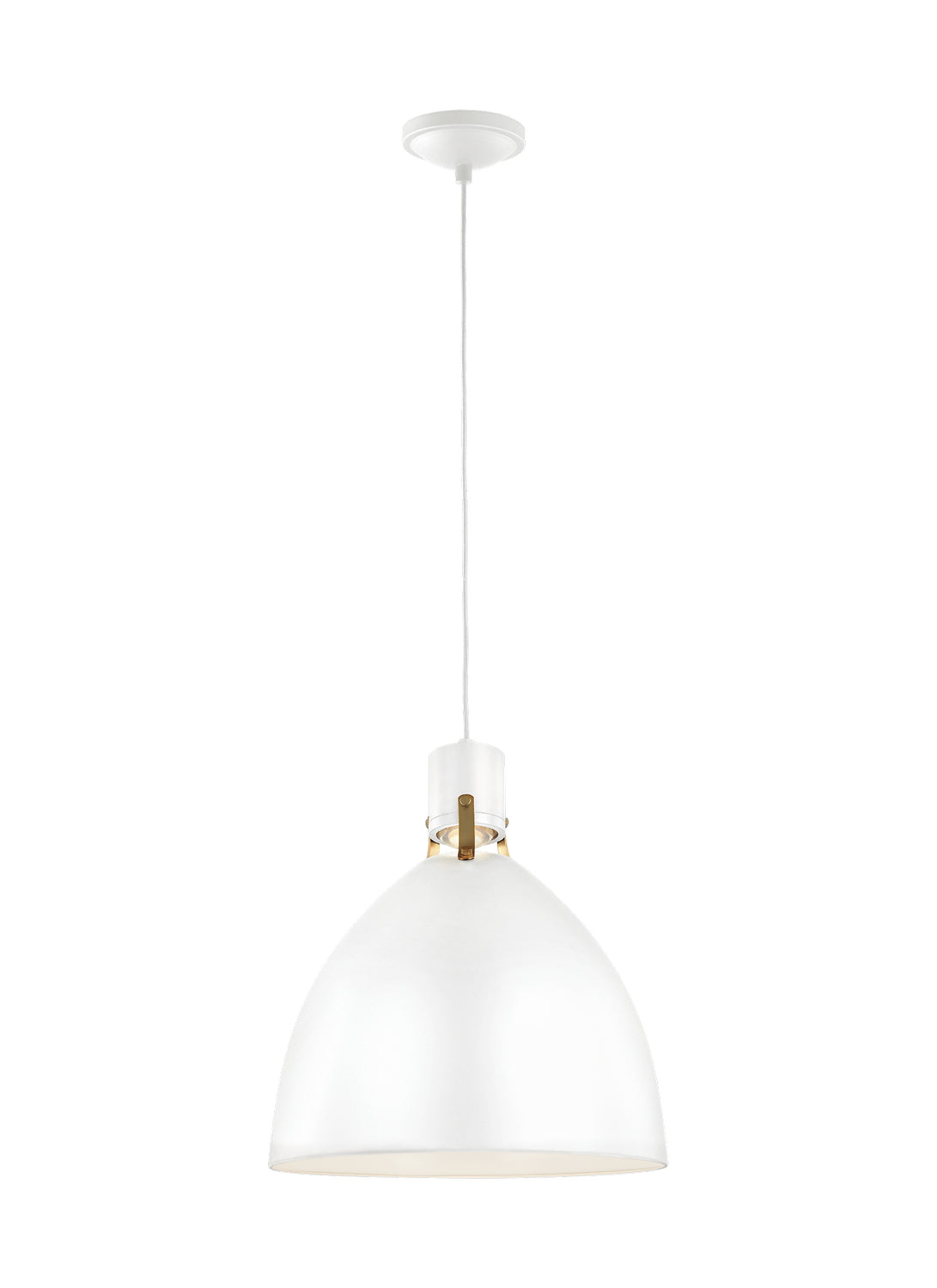 Visual Comfort Studio - P1443FWH-L1 - LED Pendant - Brynne - Flat White