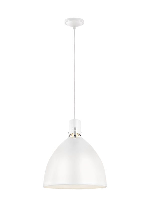Visual Comfort Studio - P1443FWH-L1 - LED Pendant - Brynne - Flat White