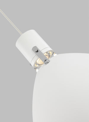 Visual Comfort Studio - P1443FWH-L1 - LED Pendant - Brynne - Flat White