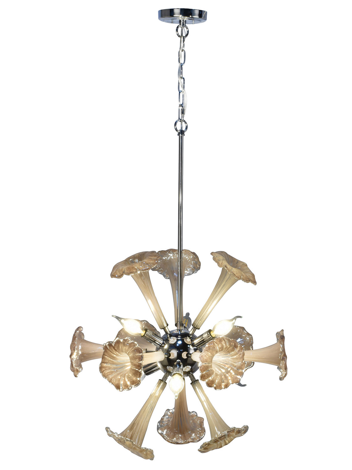 Dale Tiffany - AH17123 - Six Light Chandelier - Polished Chrome