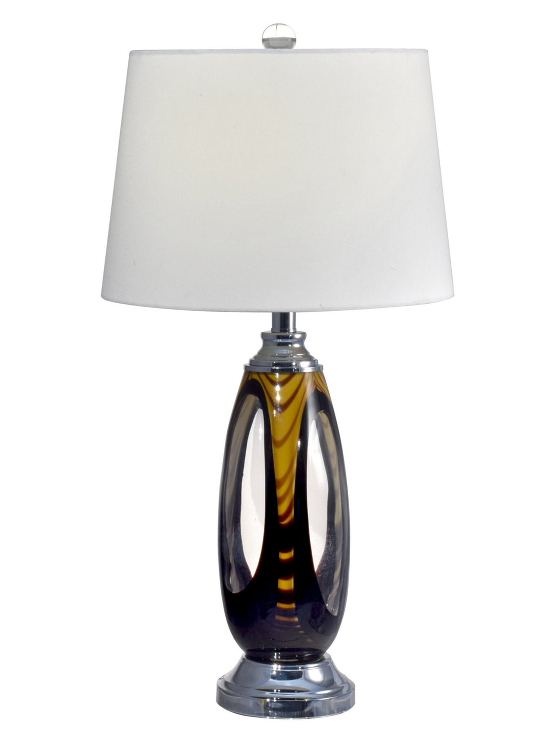 Dale Tiffany - AT17086 - One Light Table Lamp - Polished Chrome