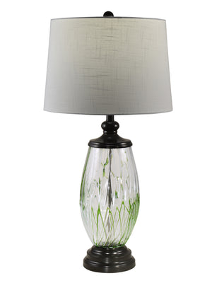 Dale Tiffany - AT18325 - One Light Table Lamp - Ebony Black