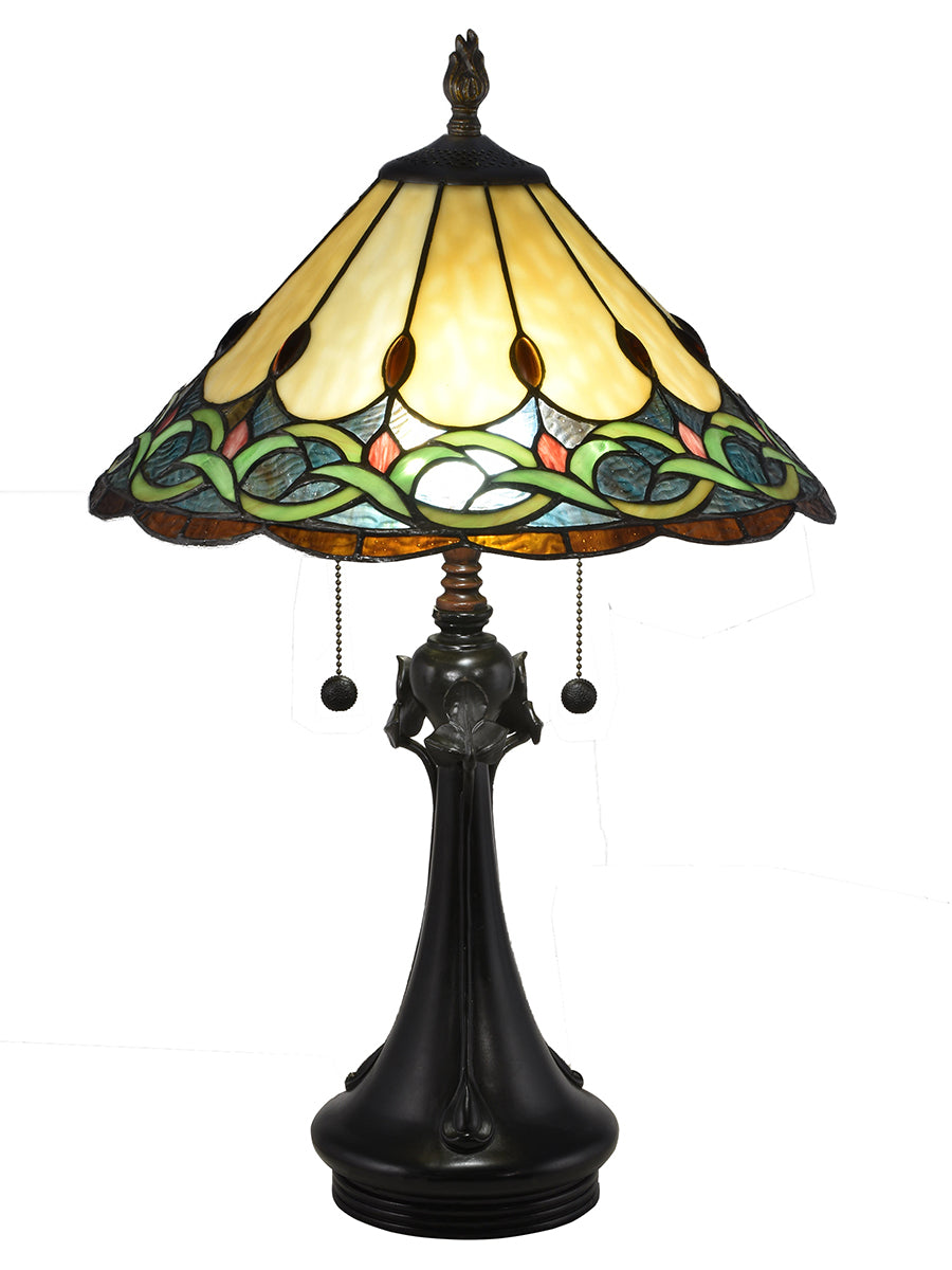 Dale Tiffany - TT18178 - Two Light Table Lamp - Antique Bronze