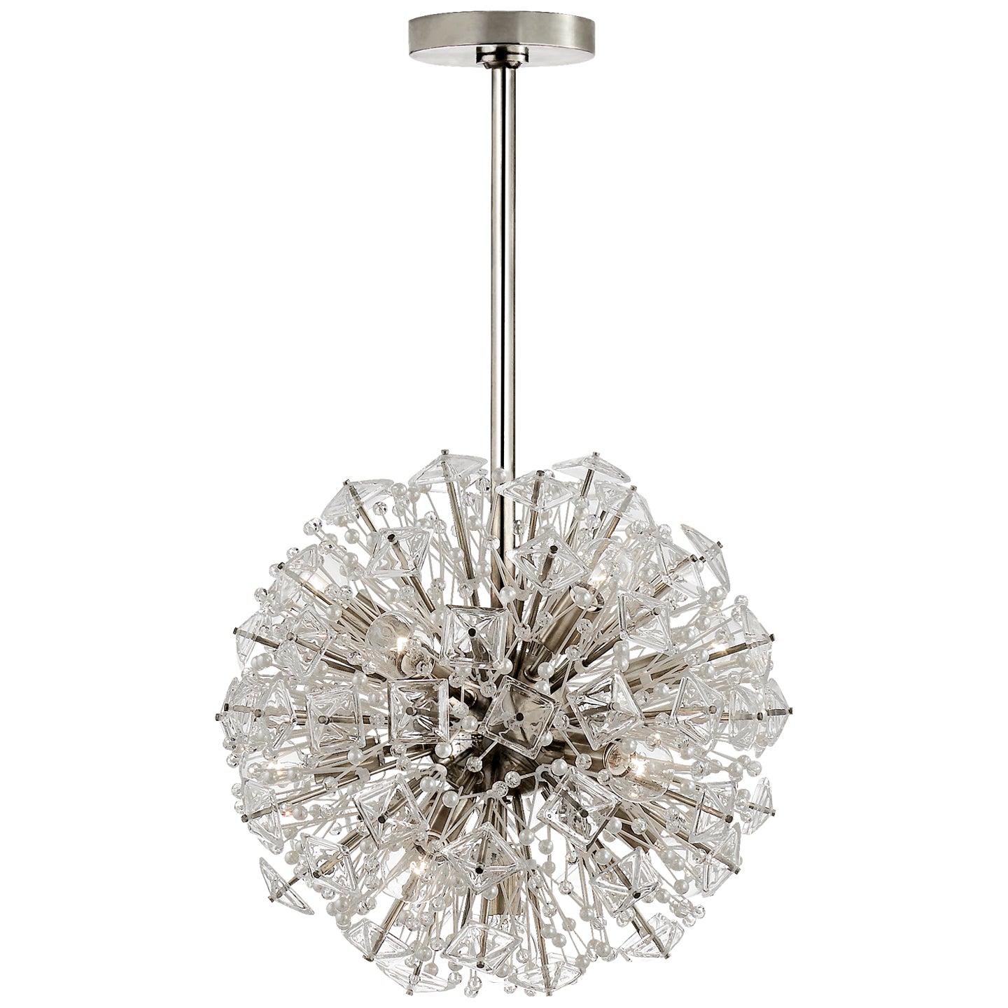 Visual Comfort Signature - KS 5004PN-CG - 13 Light Chandelier - Dickinson - Polished Nickel