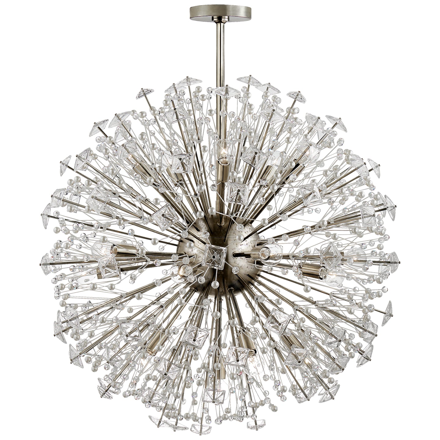 Visual Comfort Signature - KS 5006PN-CG - 21 Light Chandelier - Dickinson - Polished Nickel