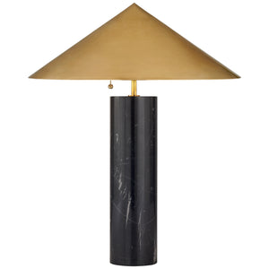 Visual Comfort Signature - KW 3047BM-AB - Three Light Table Lamp - Minimalist - Black Marble