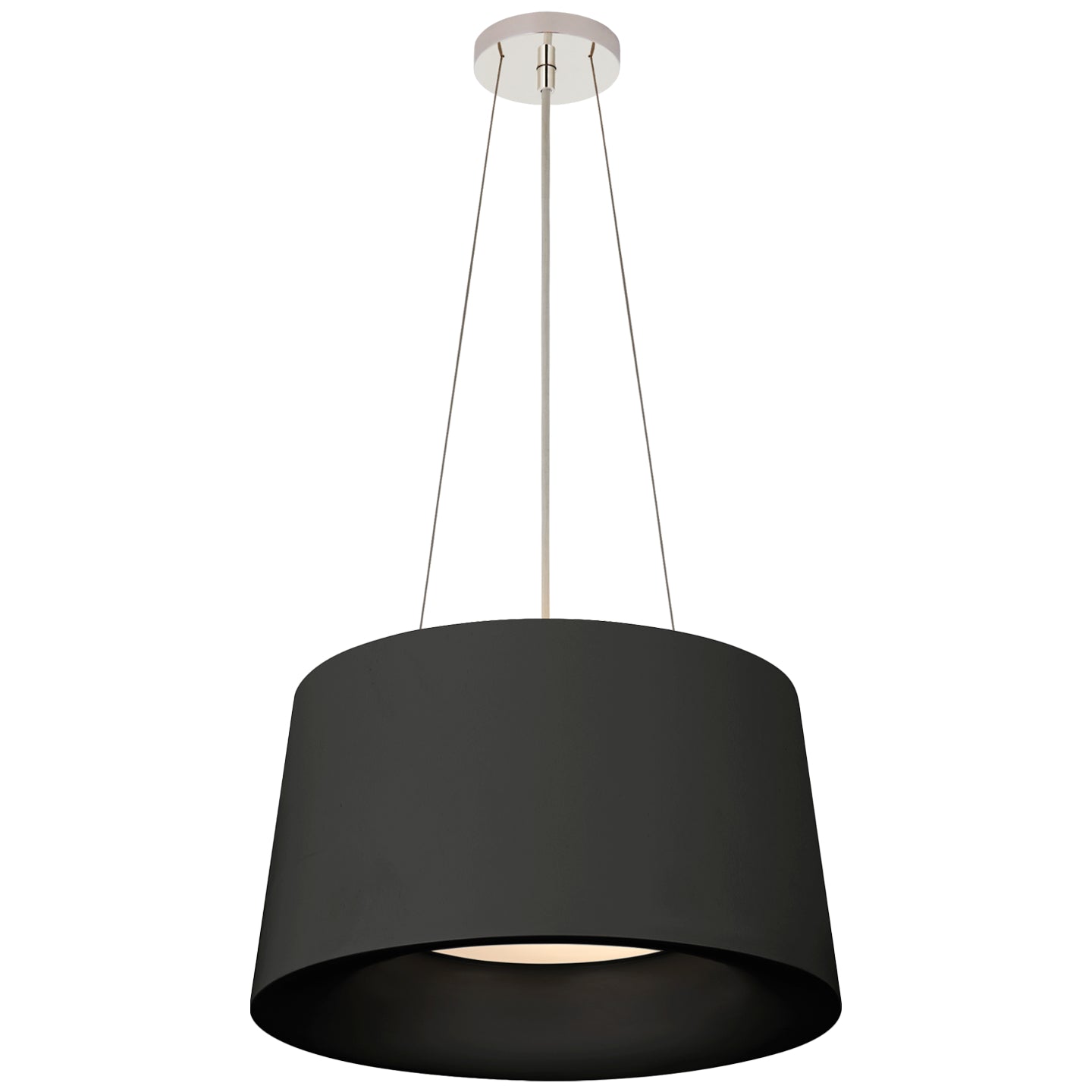 Visual Comfort Signature - BBL 5089BLK - Two Light Pendant - Halo - Matte Black