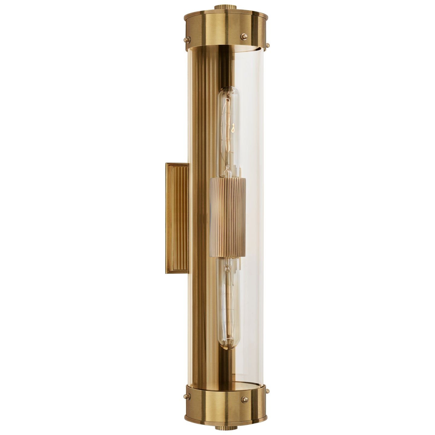 Visual Comfort Signature - TOB 2318HAB-CG - Two Light Bath Sconce - Marais - Hand-Rubbed Antique Brass