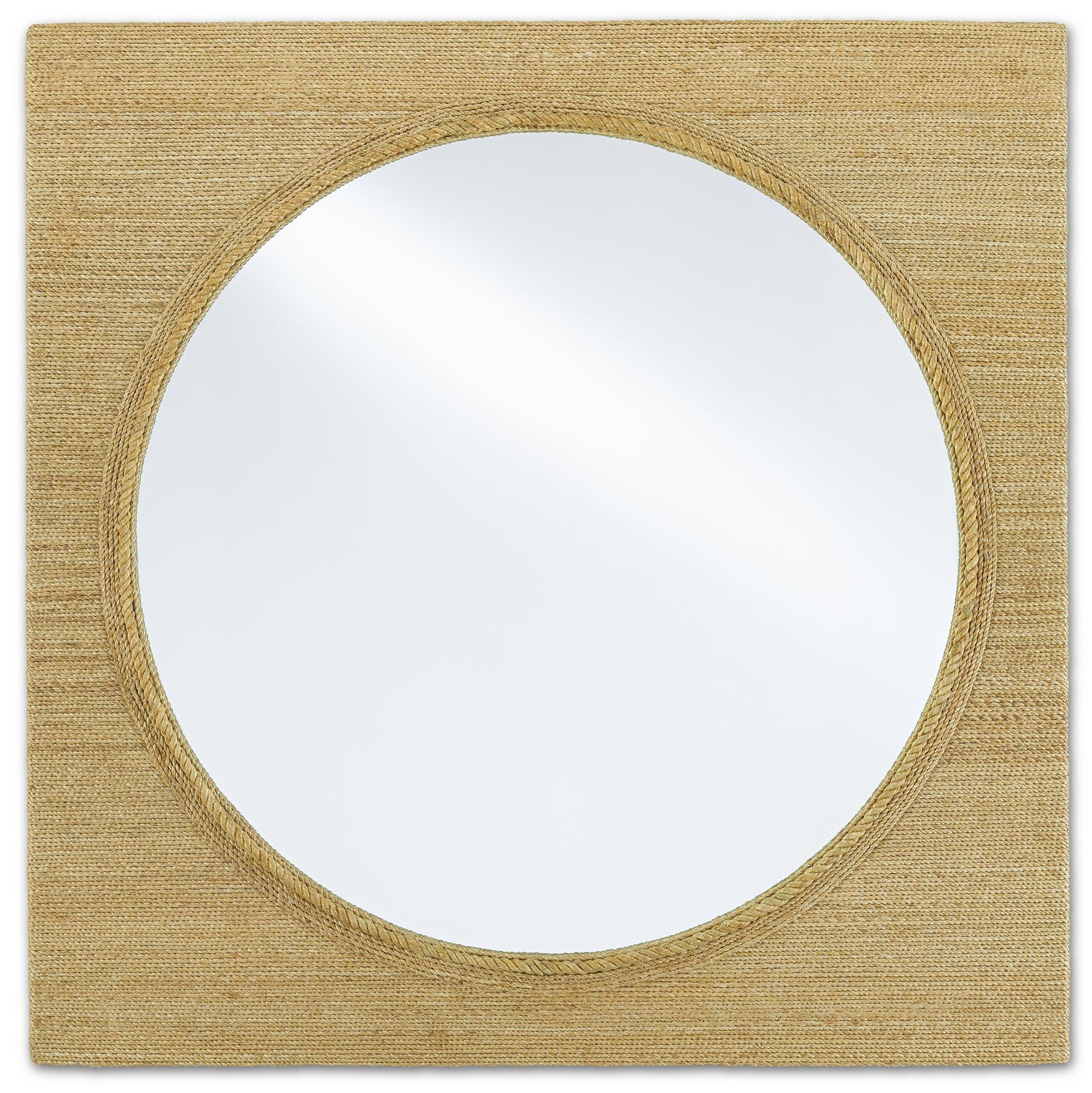 Currey and Company - 1000-0060 - Mirror - Tisbury - Natural/Mirror