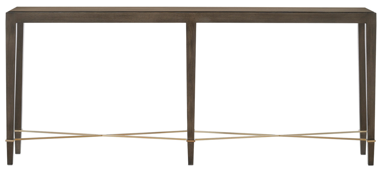 Currey and Company - 3000-0116 - Console Table - Verona - Chanterelle/Champagne