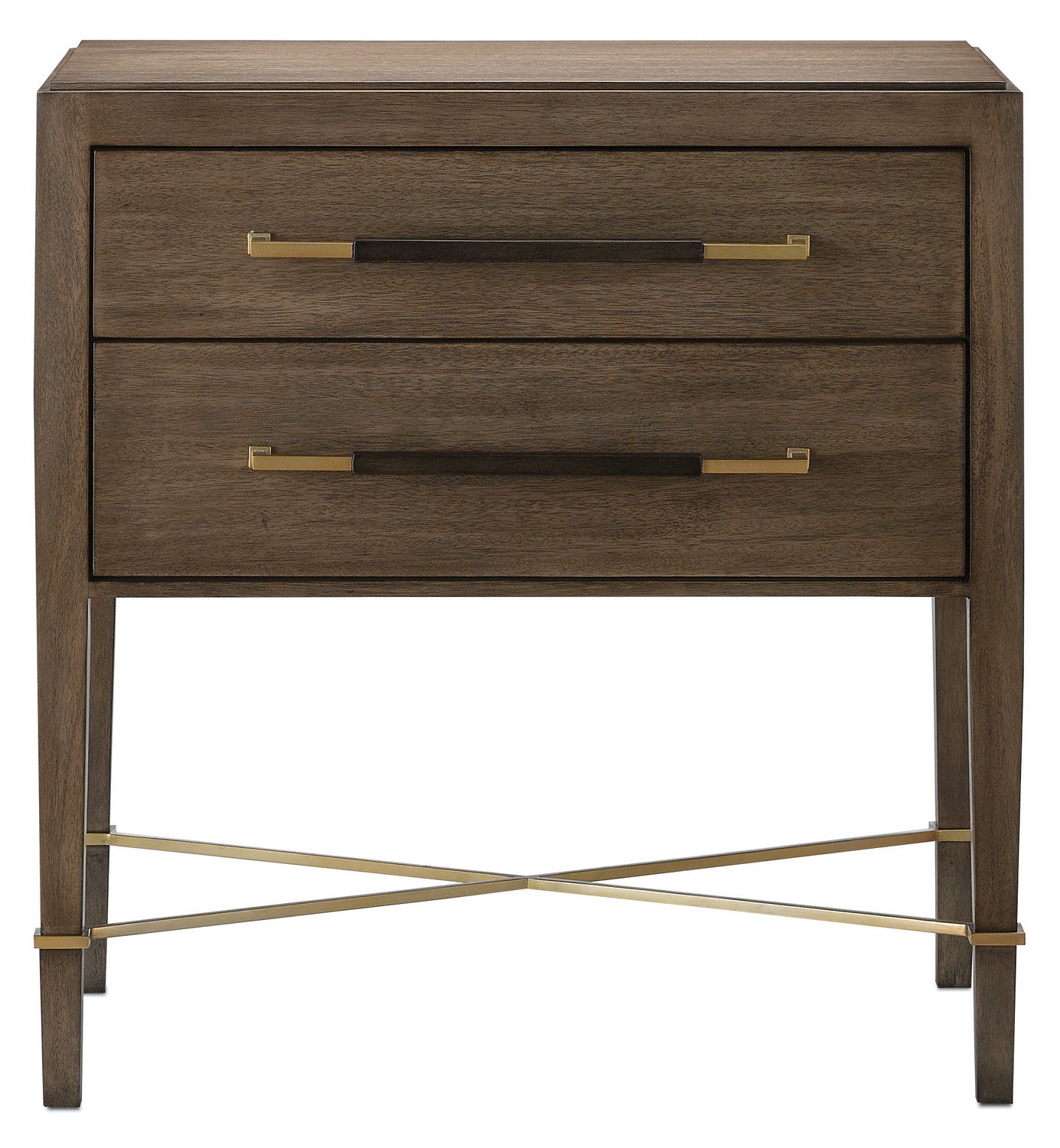 Currey and Company - 3000-0117 - Nightstand - Verona - Chanterelle/Coffee/Champagne