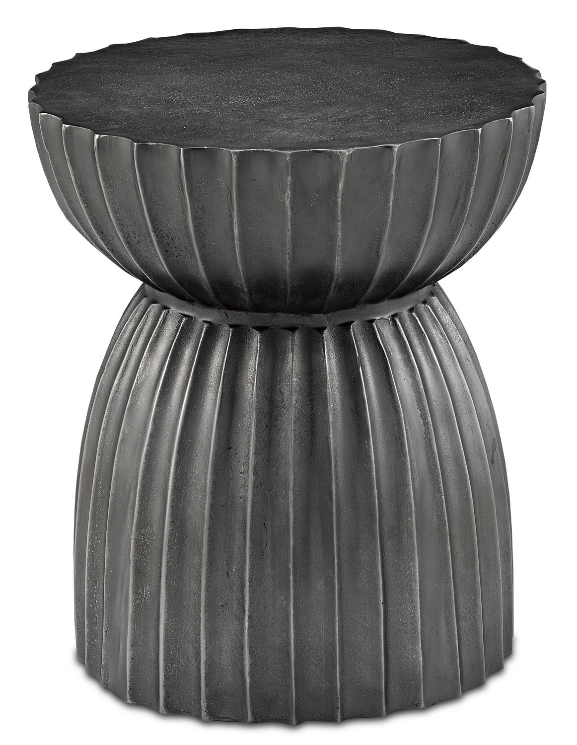 Currey and Company - 4000-0076 - Table/Stool - Rasi - Graphite