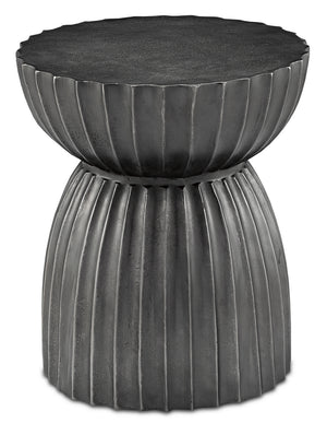 Currey and Company - 4000-0076 - Table/Stool - Rasi - Graphite