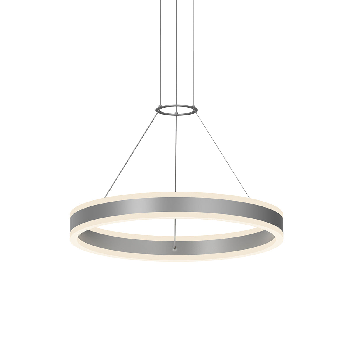 Sonneman - 2303.16 - LED Pendant - Double Corona - Bright Satin Aluminum