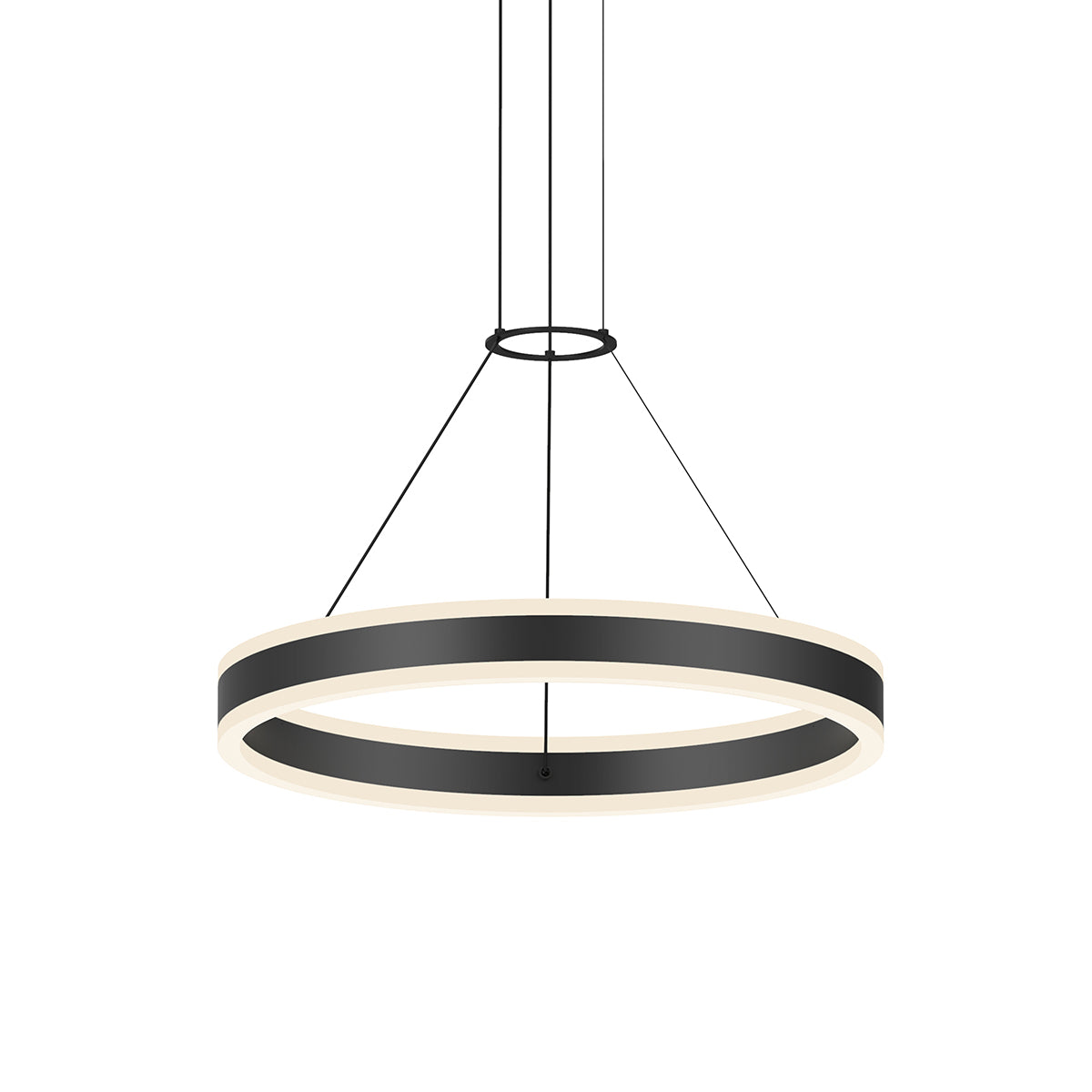 Sonneman - 2303.25 - LED Pendant - Double Corona - Satin Black