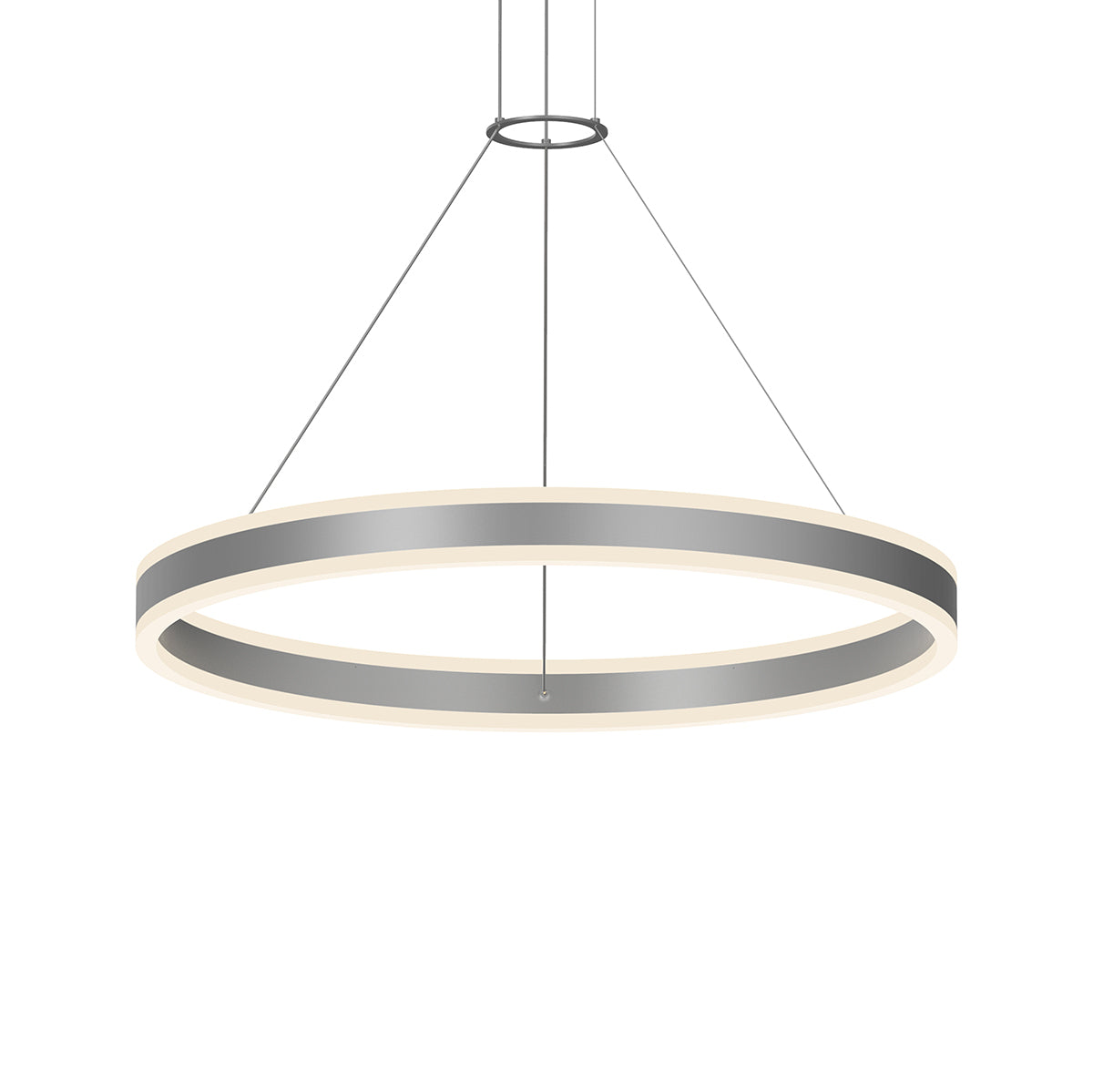 Sonneman - 2305.16 - LED Pendant - Double Corona - Bright Satin Aluminum