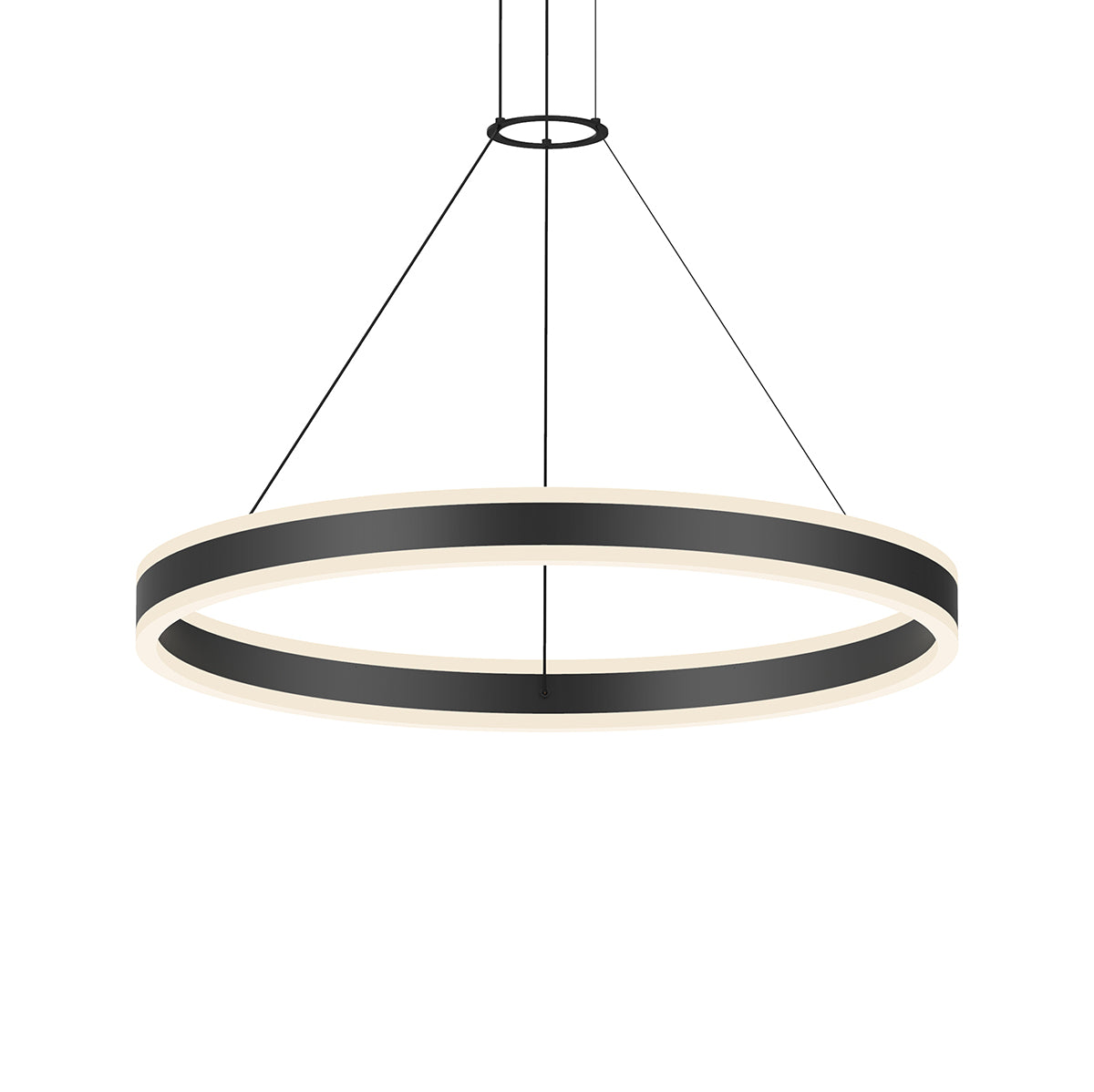 Sonneman - 2305.25 - LED Pendant - Double Corona - Satin Black