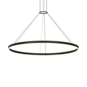 Sonneman - 2309.25 - LED Pendant - Double Corona - Satin Black