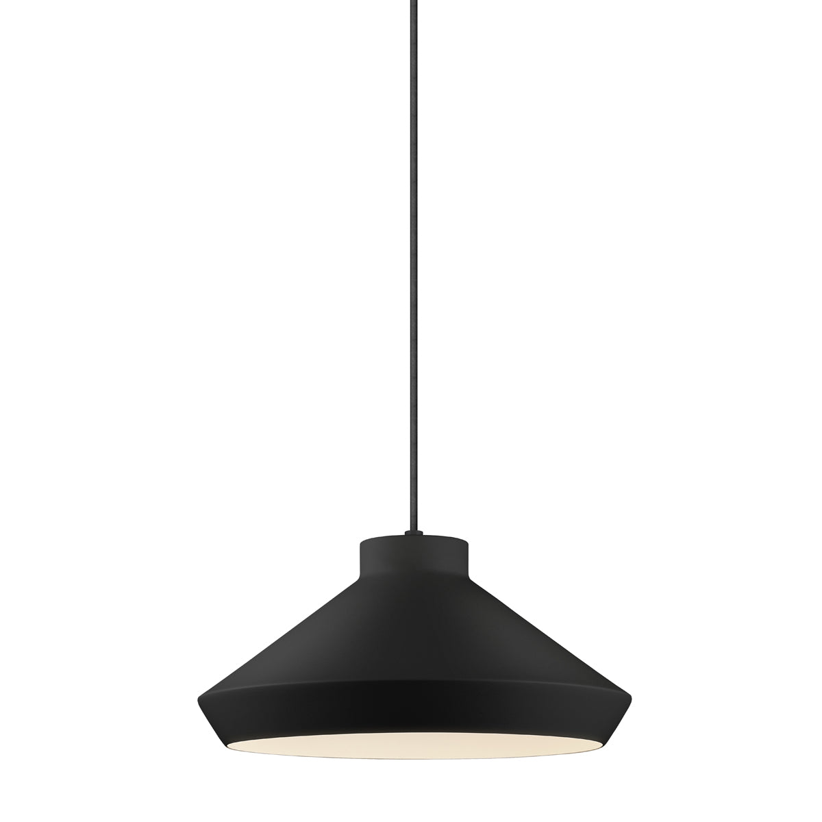 Sonneman - 2752.25-E - One Light Pendant - Koma - Satin Black